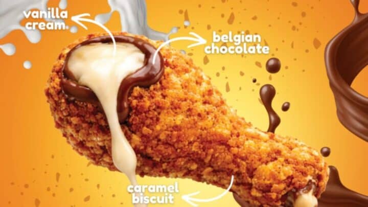 Chocolate chicken leg.