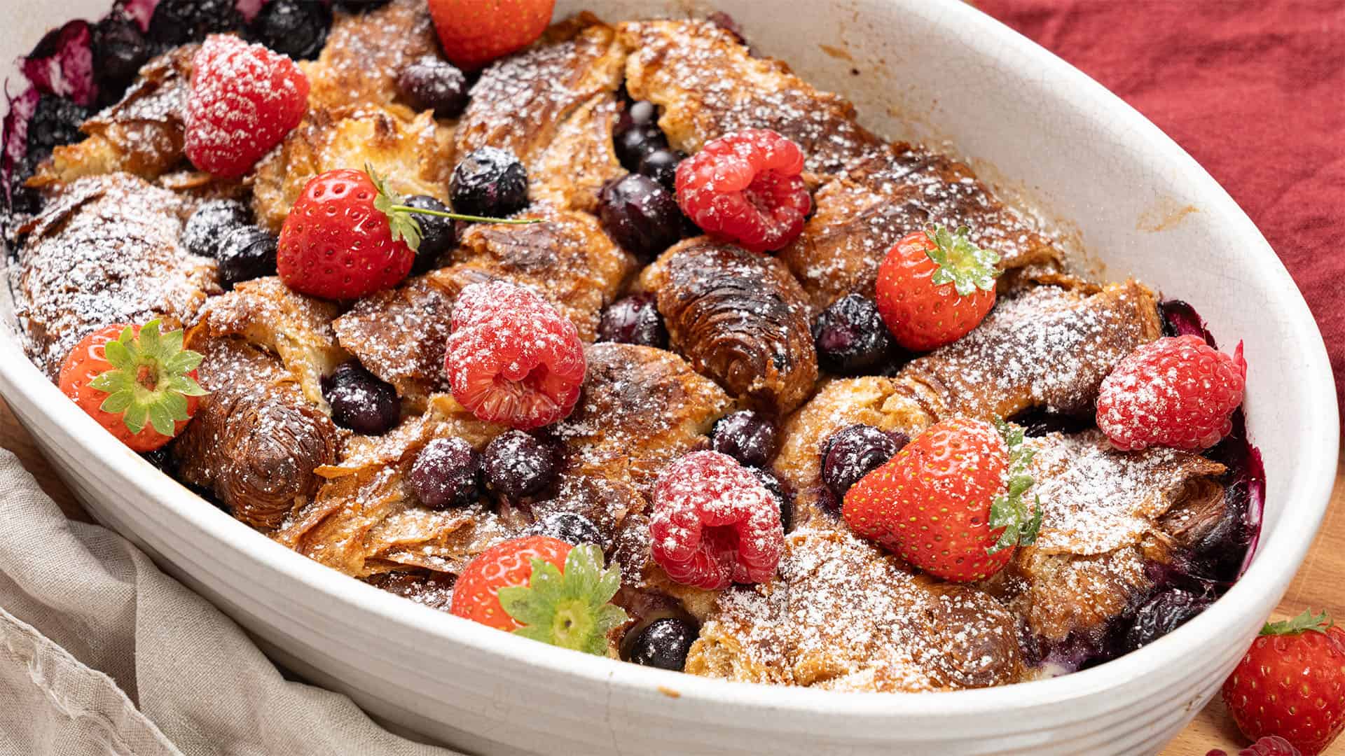 Croissant French Toast Casserole