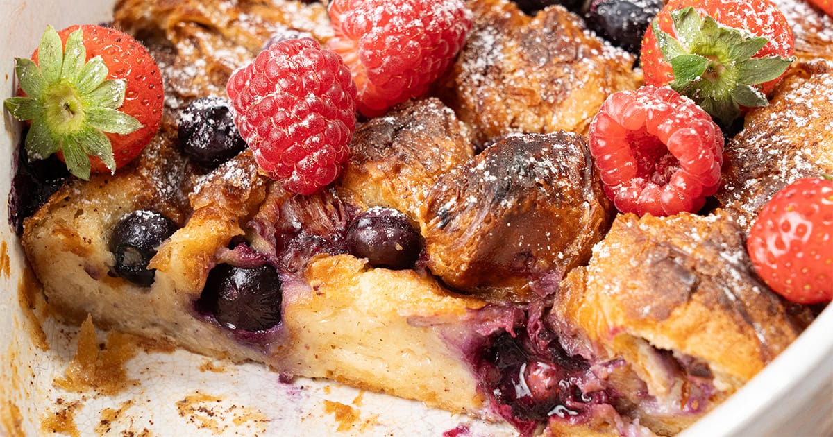 Croissant French Toast Casserole