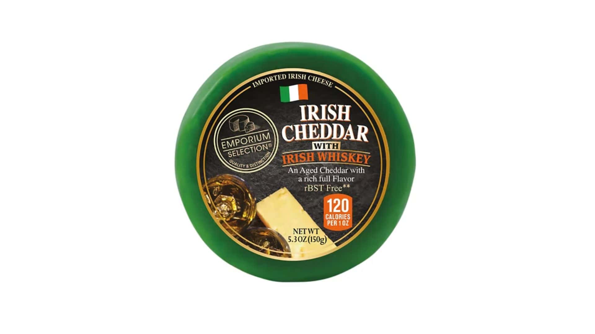Irish cheddar with whiskey cheese