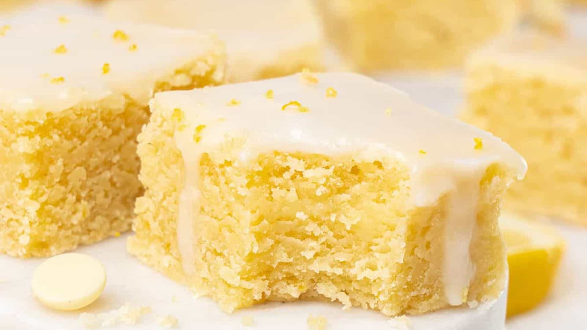 Lemon Brownies.