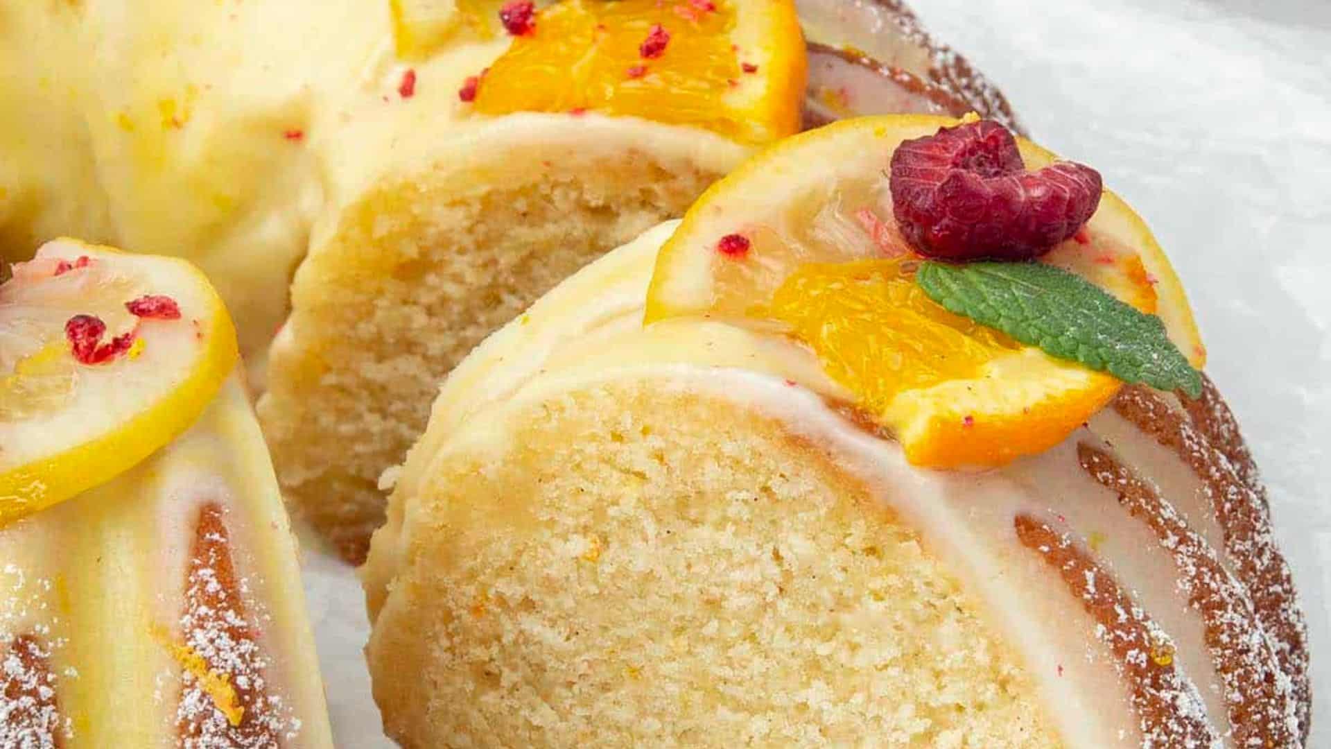 Lemonade Bundt Cake.