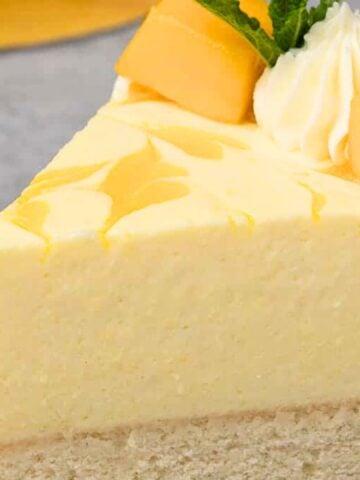 Mango Mousse Cake.