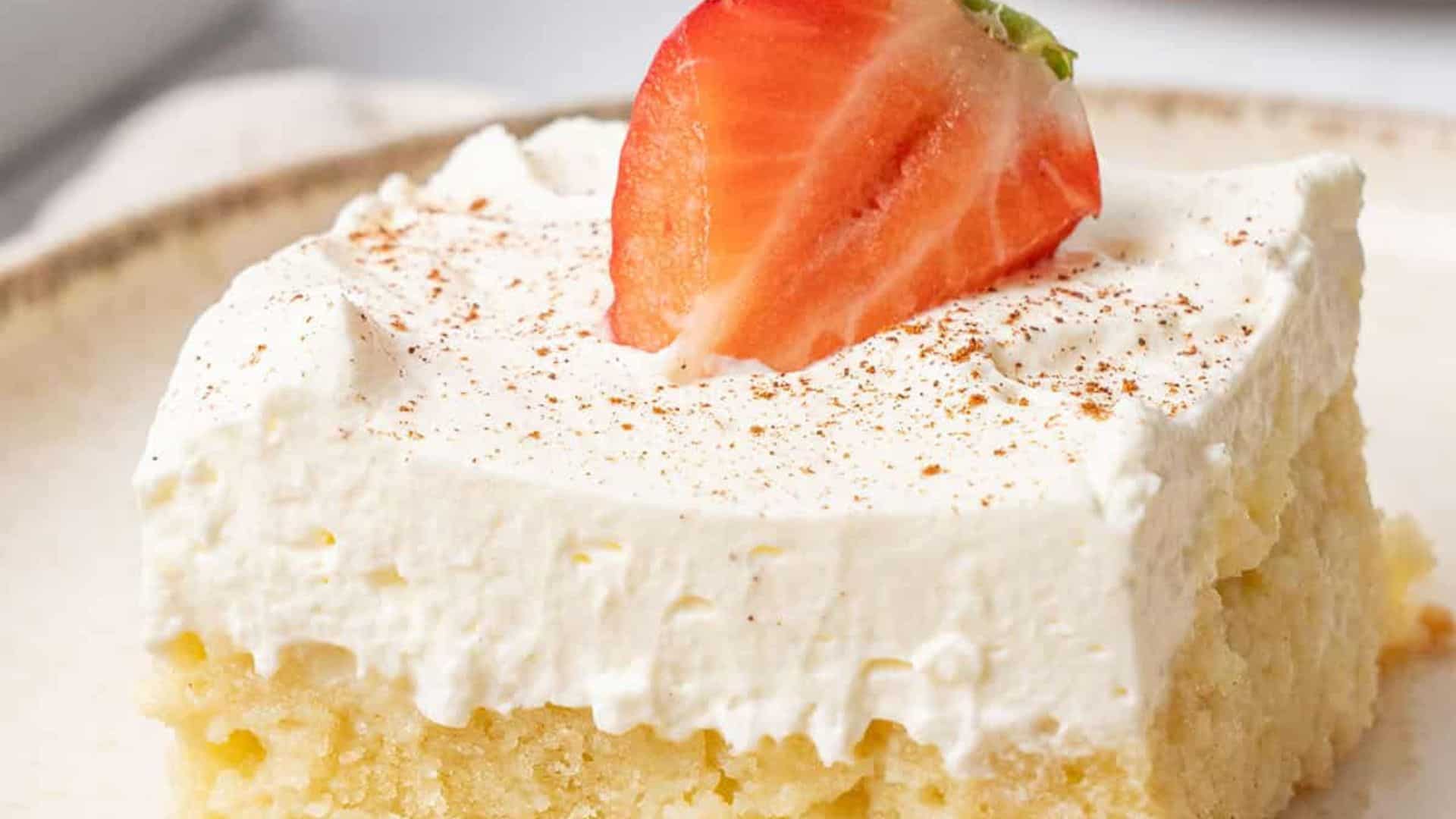 Tres Leches Cake.
