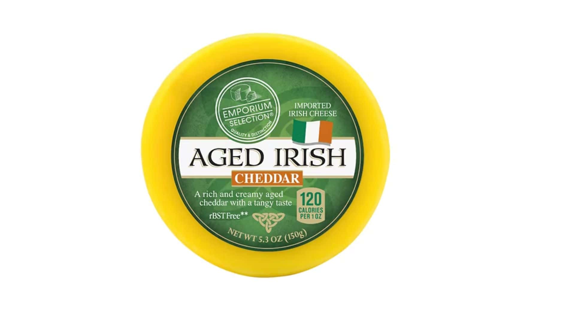 aged Irish Cheddar cheese