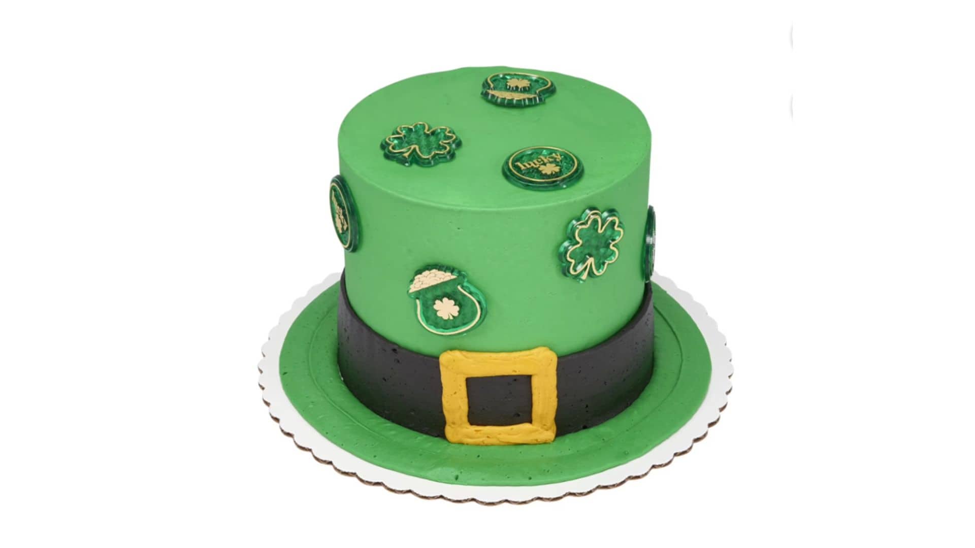 st patrick's day barrel cake