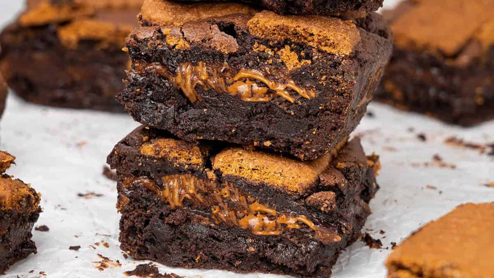 Biscoff Brownies.