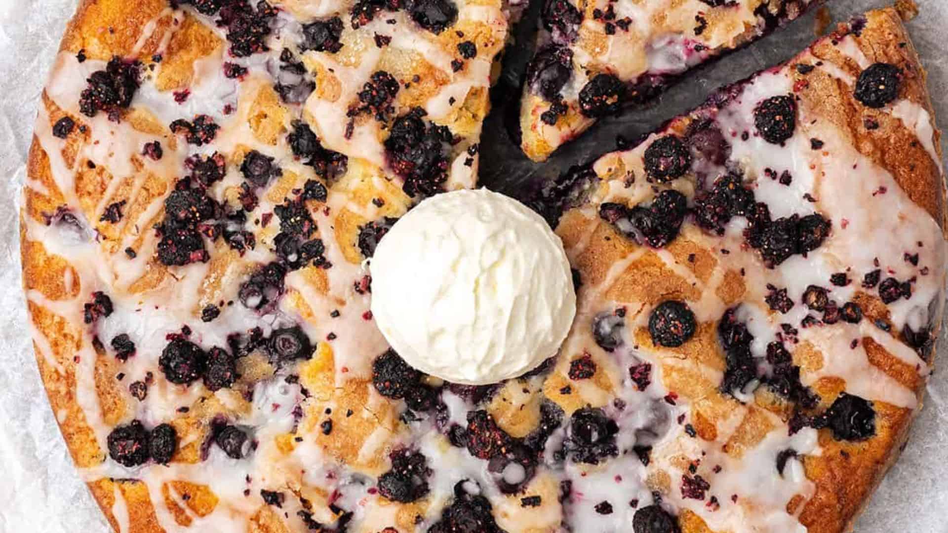 Blueberry Ricotta Cake.