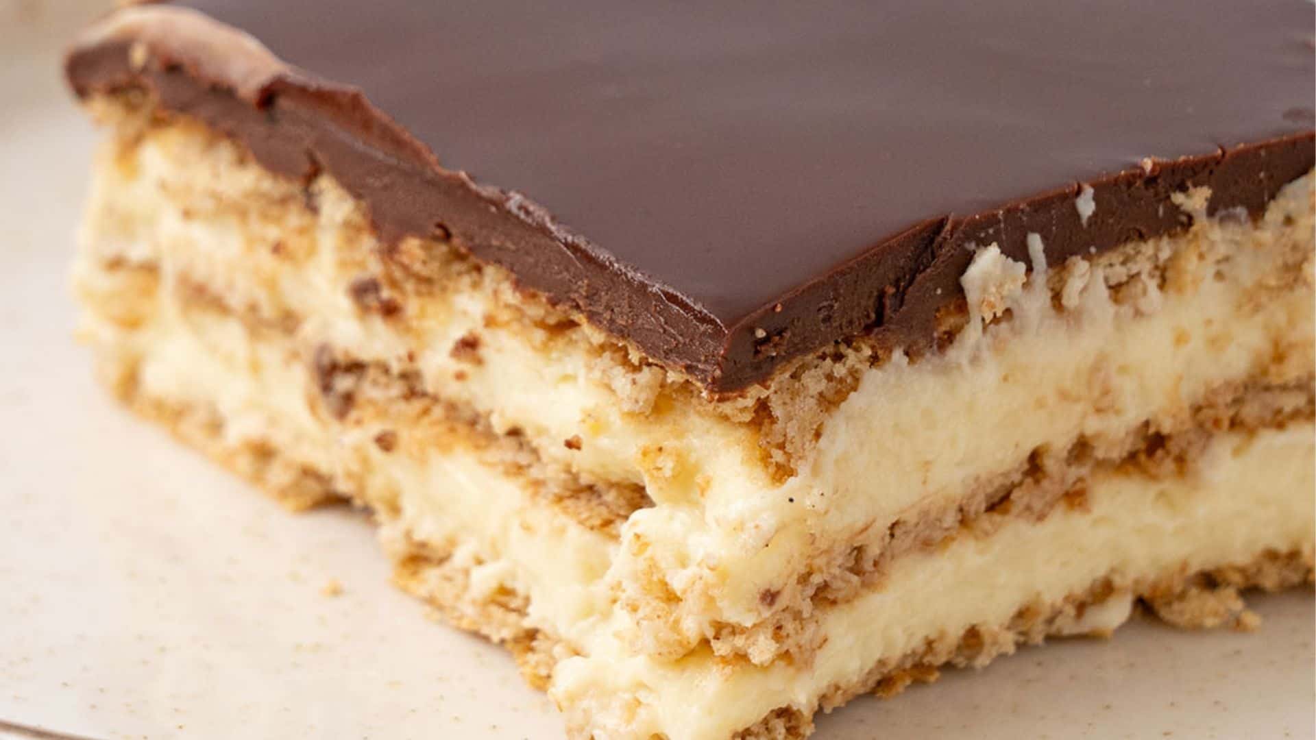 Chocolate Eclair Cake.