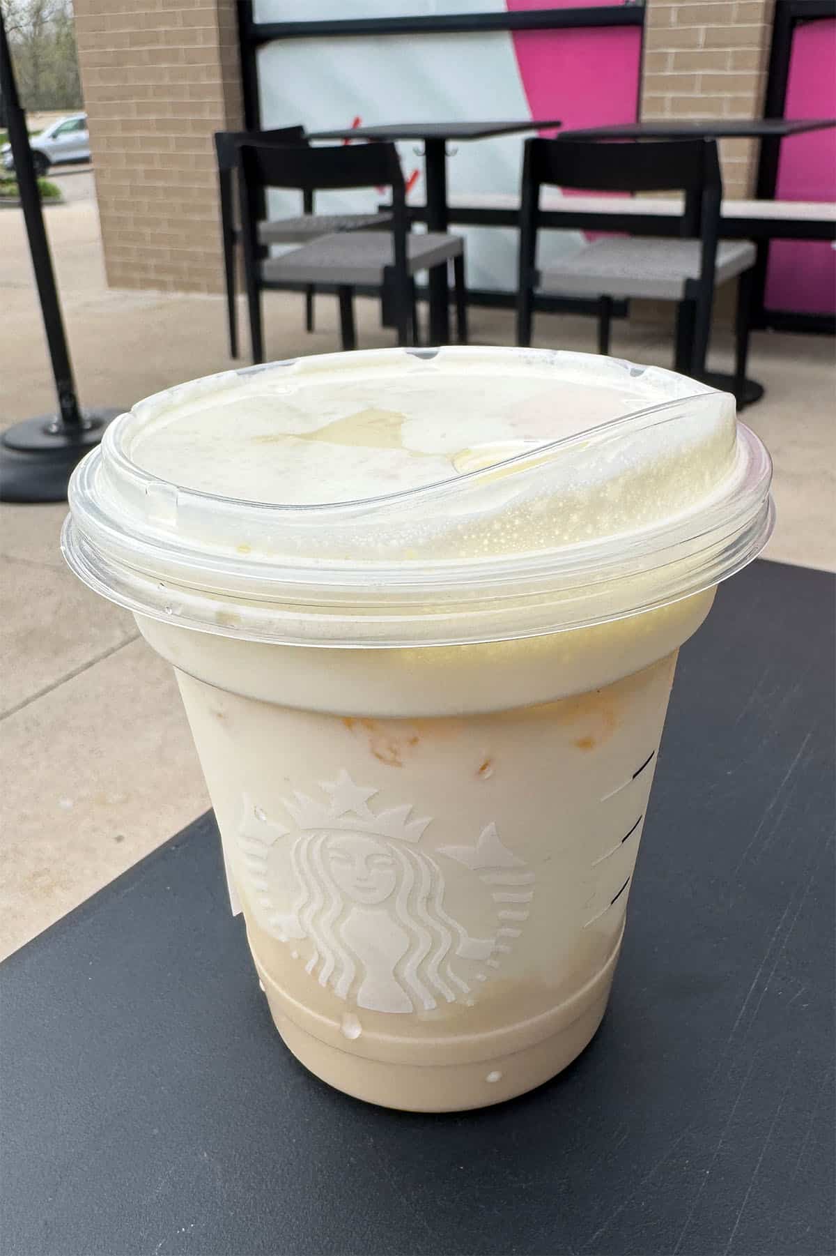 Iced mango cream chai