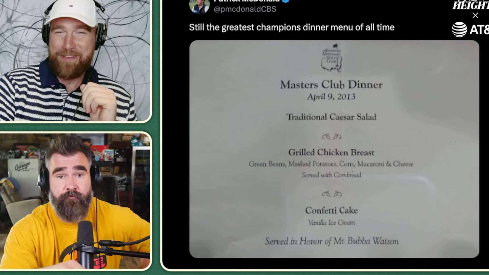 Master's Club dinner