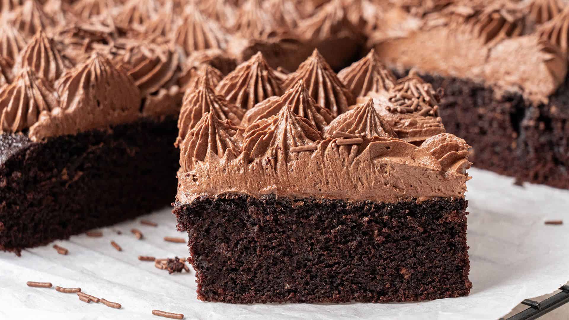 Chocolate Sheet Cake.