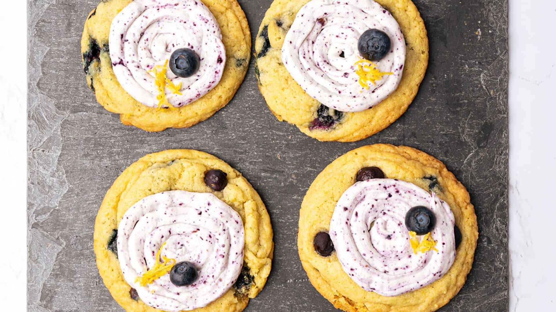 Blueberry Cookies.