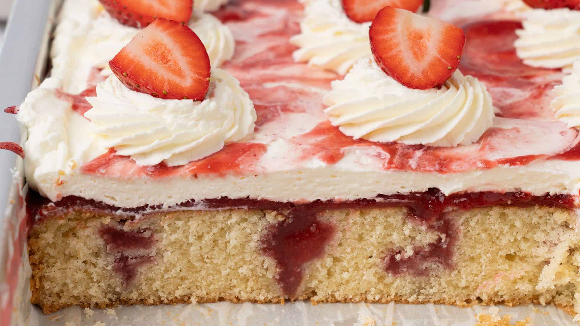 Strawberry Poke Cake
