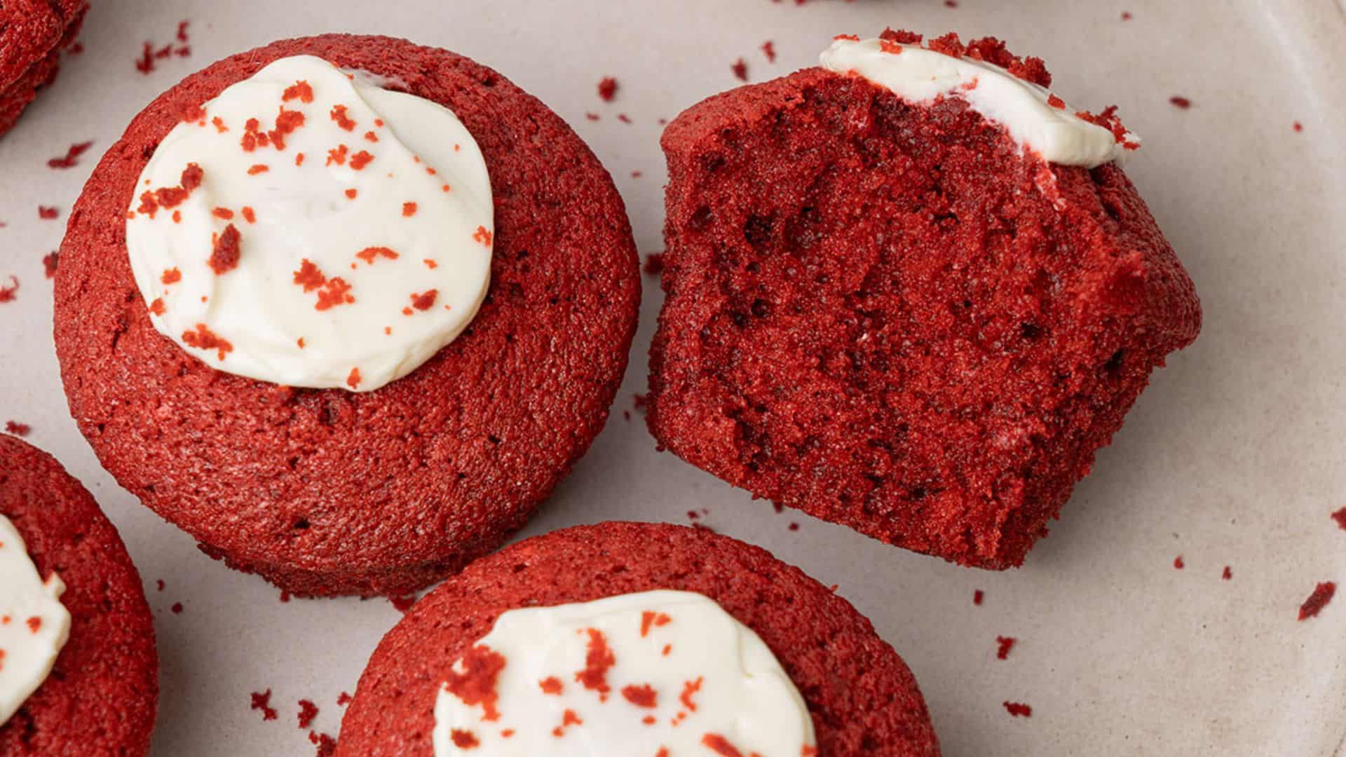 Red velvet muffins