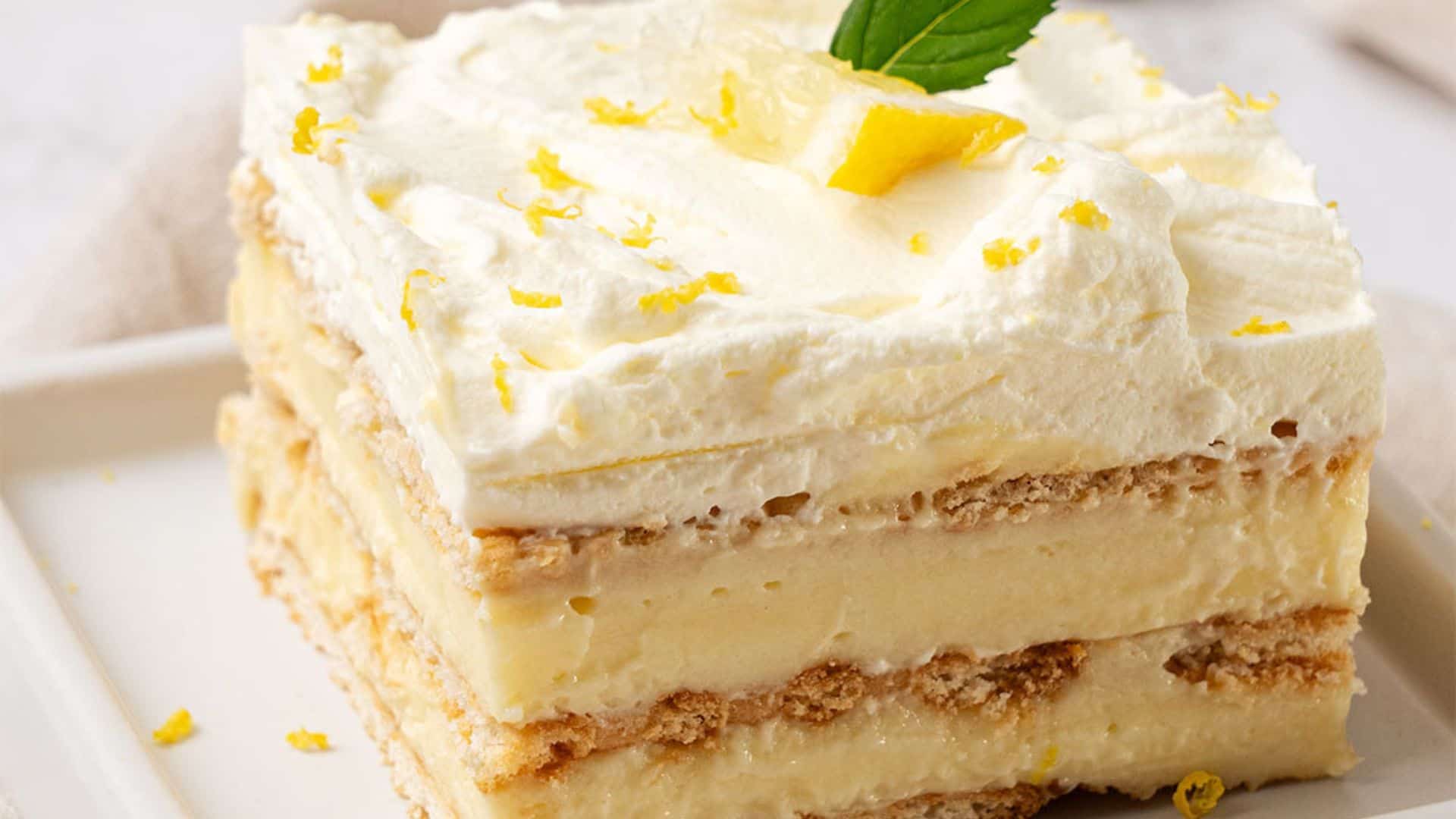 Lemon Icebox Cake