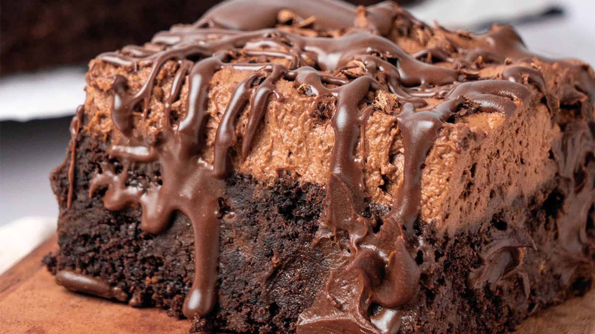 Chocolate Poke Cake