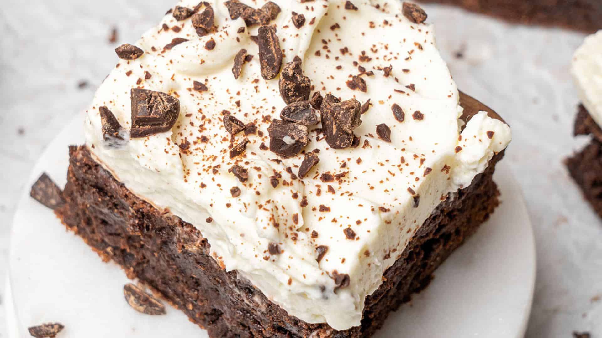 Brownies with Cream Cheese Frosting