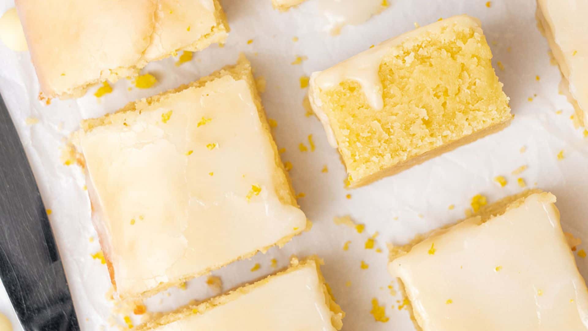 Lemon brownies