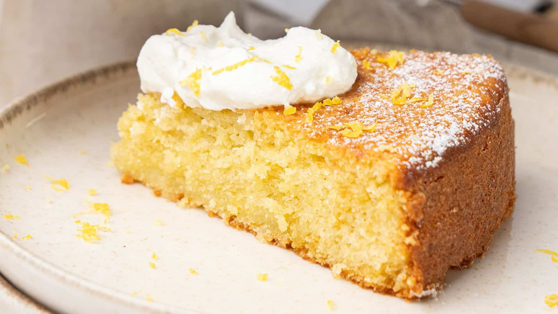 Italian Lemon Ricotta Cake.