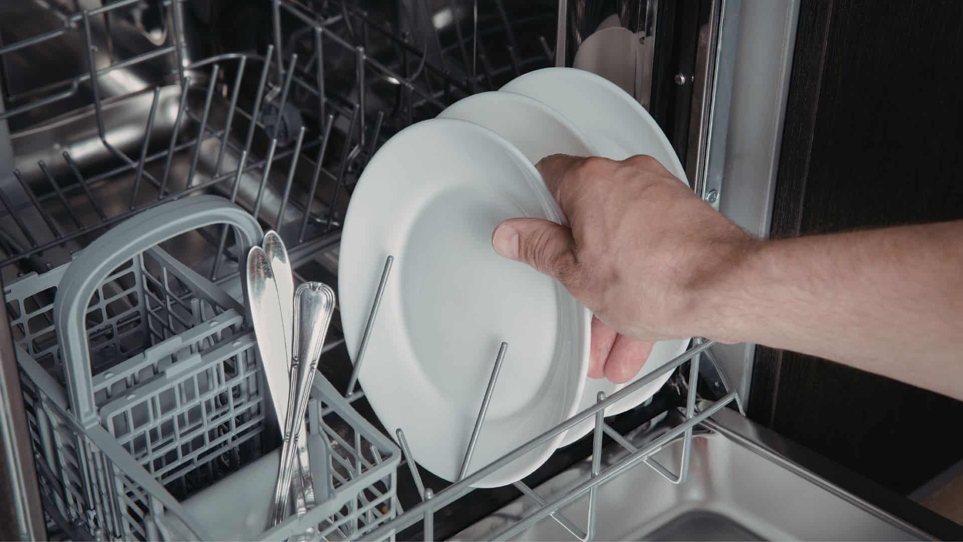 loading dishwasher