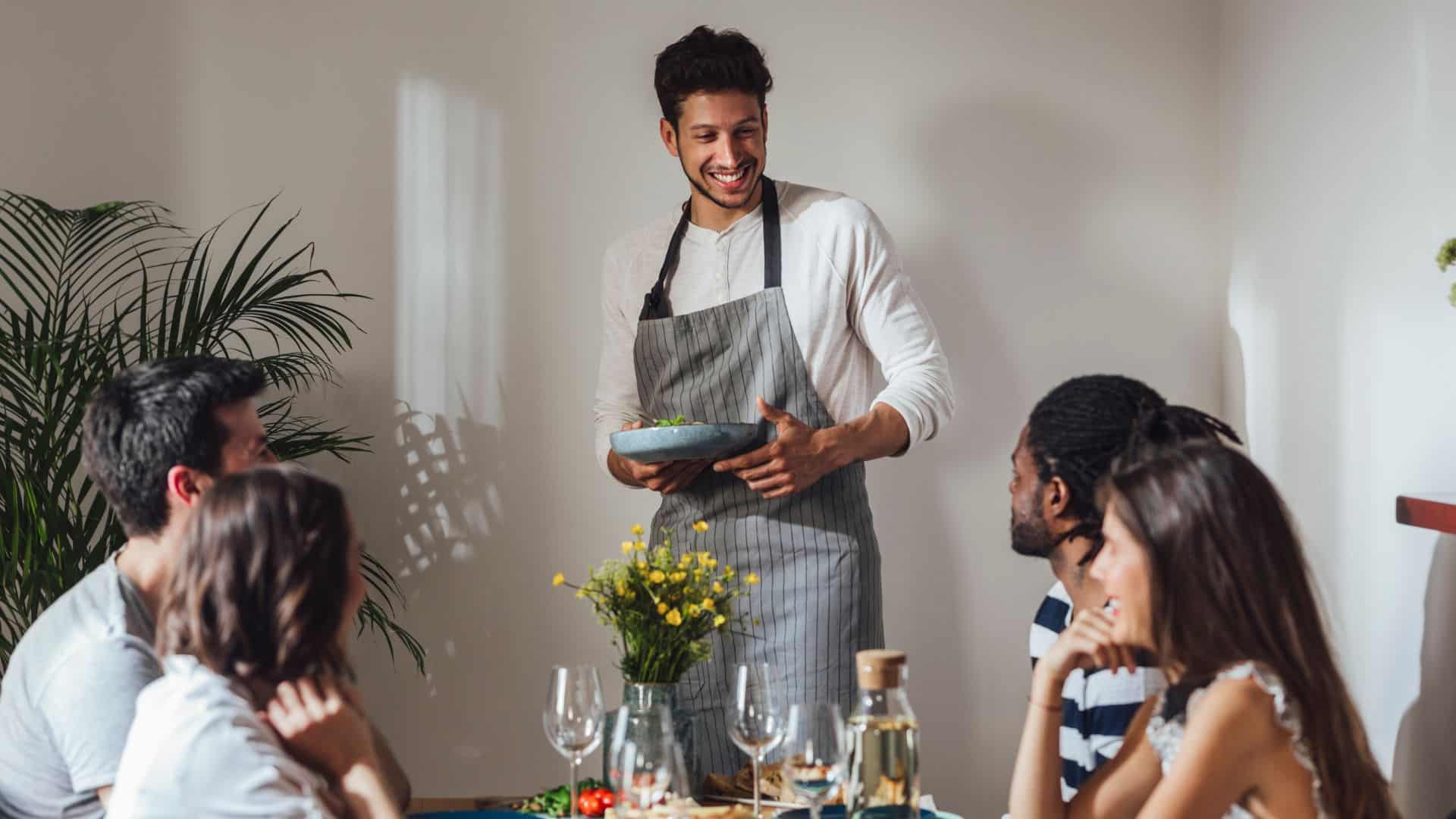 hosting dinner party