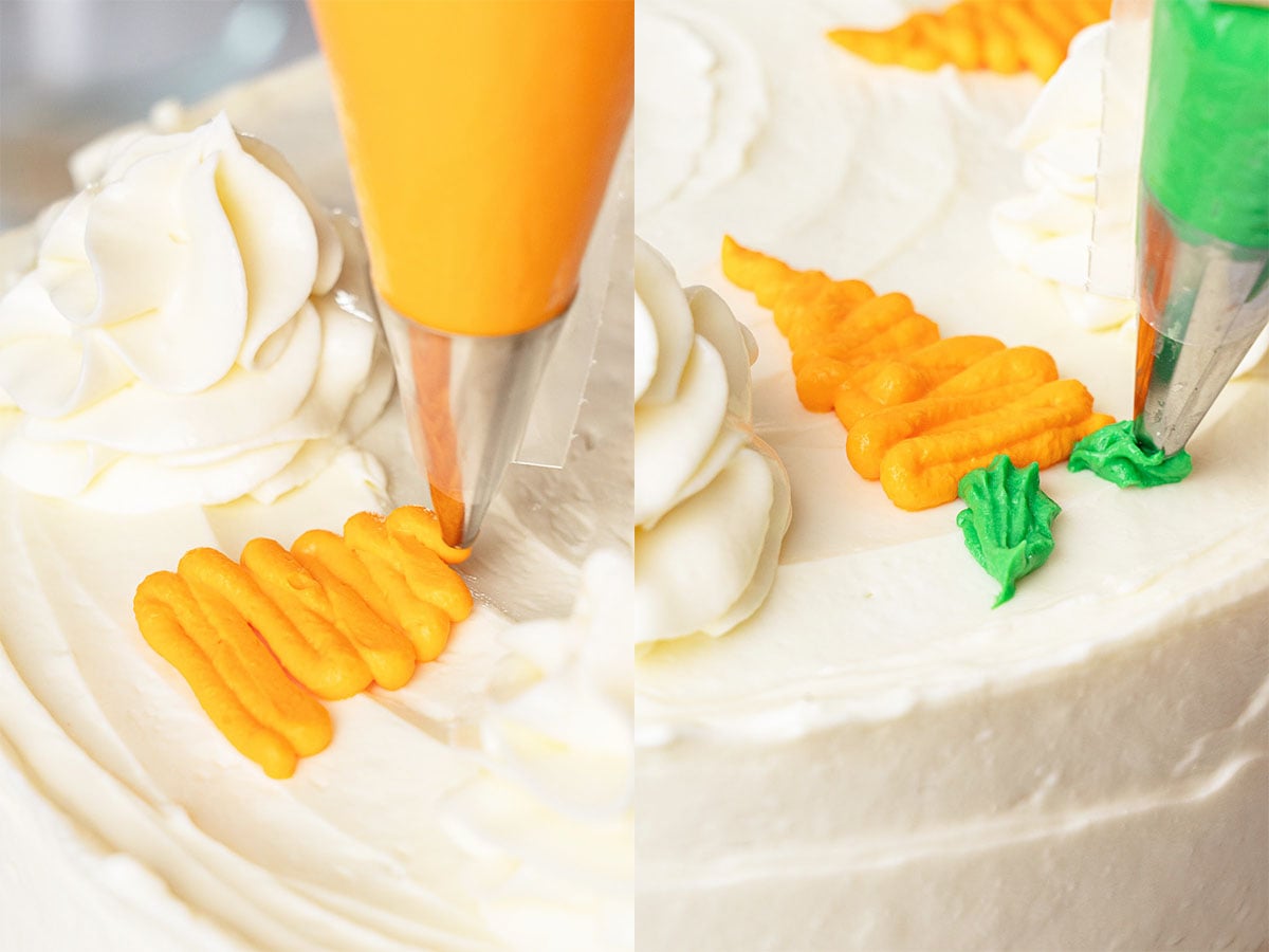 Carrot Cake decoration.