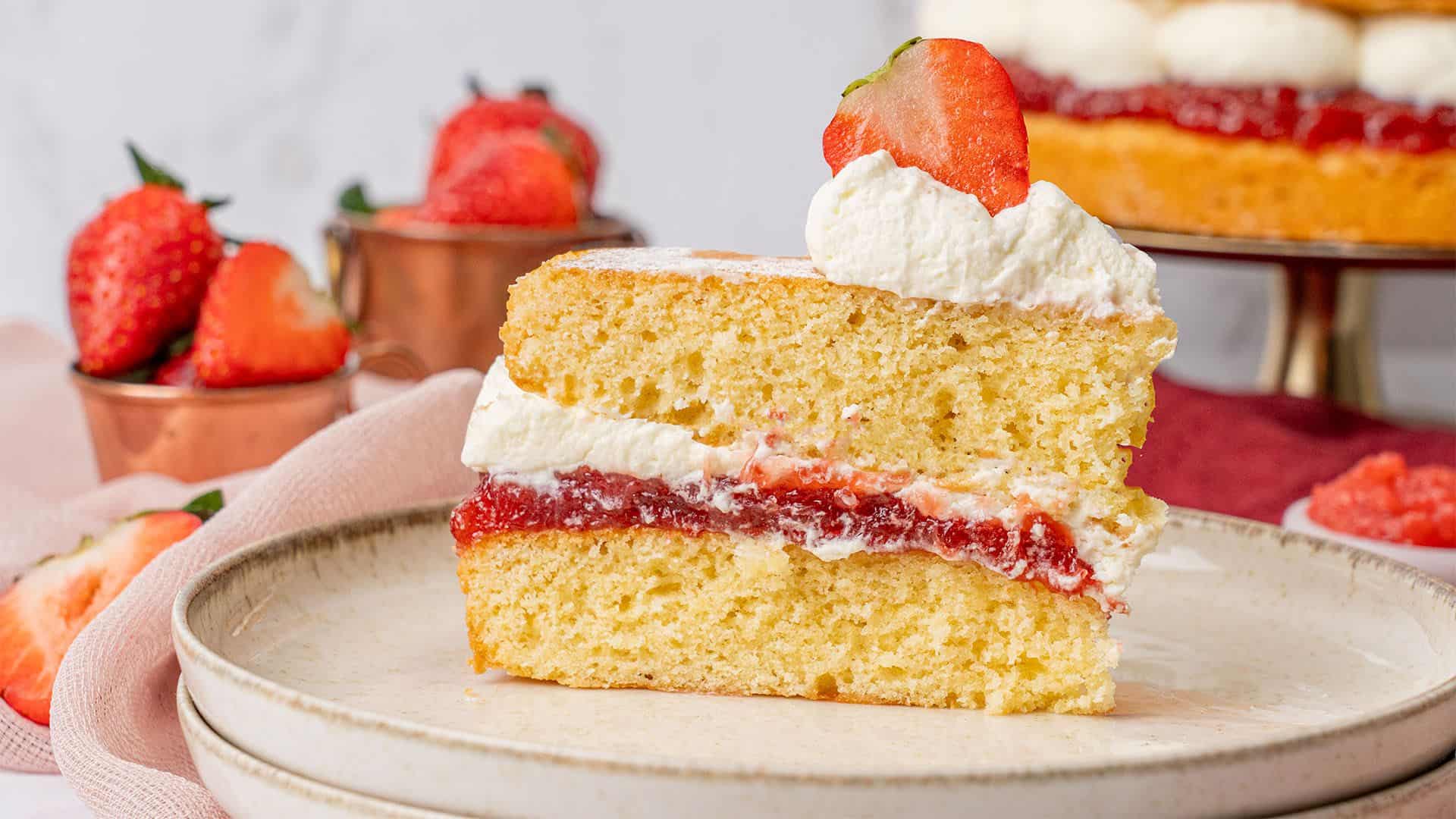 Victoria Sponge Cake.