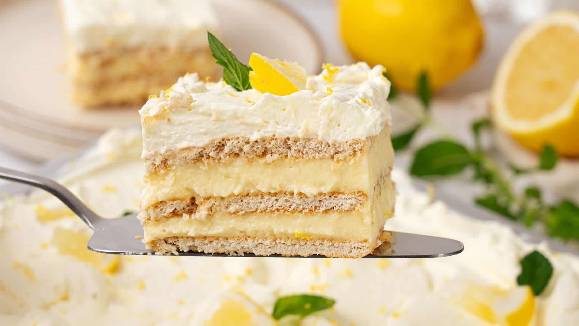 Lemon Icebox Cake.