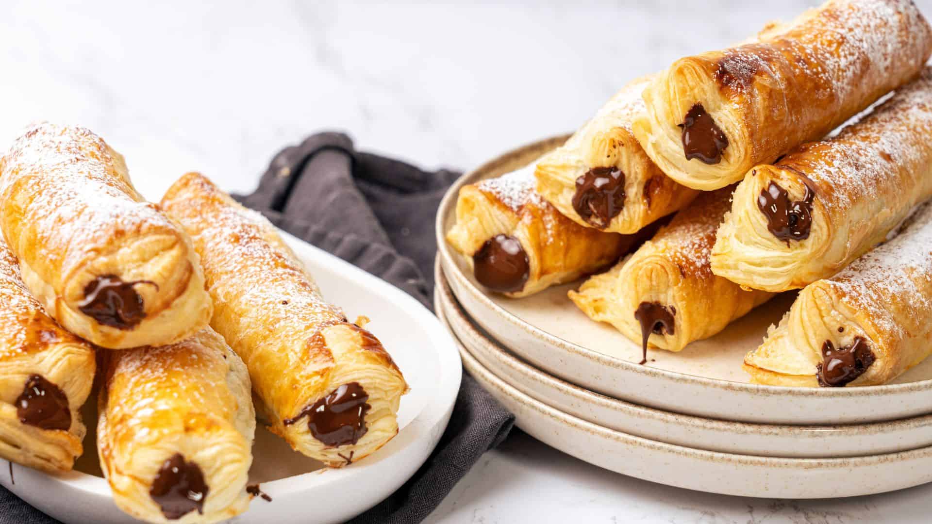 Chocolate Puff Pastry.