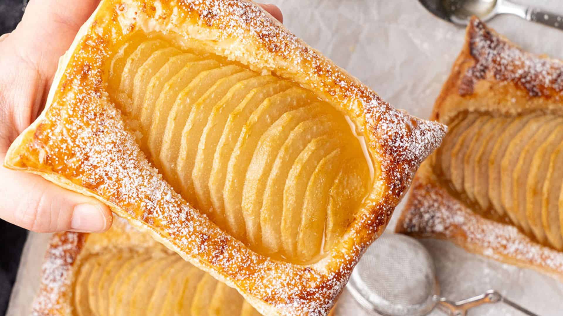 Pear Puff Pastry Tarts.