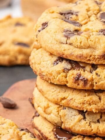 Peanut Butter Chocolate Chip Cookies.