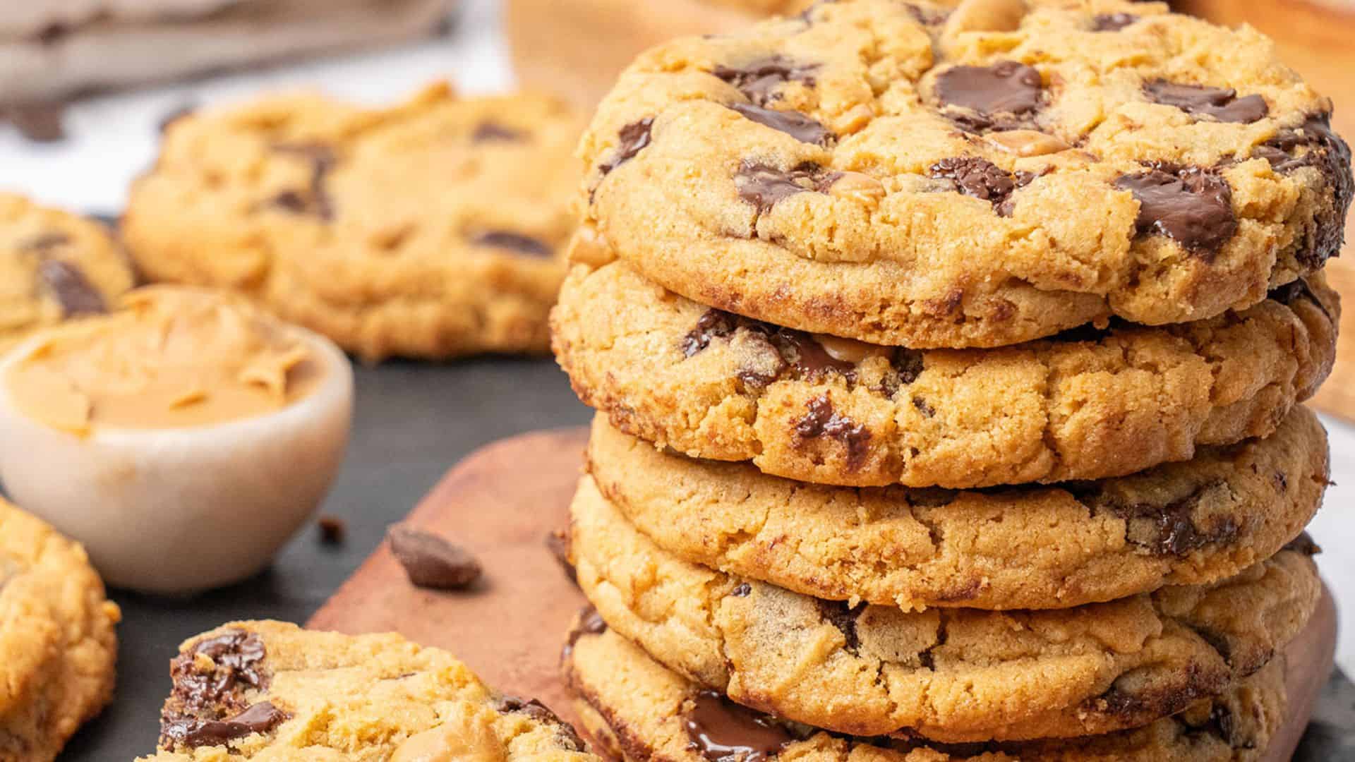 Peanut Butter Chocolate Chip Cookies.