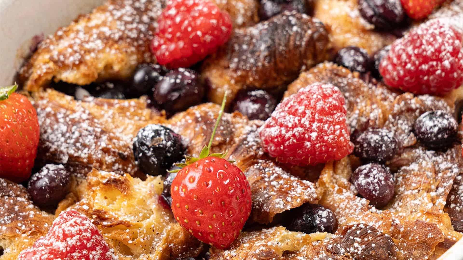 Croissant French Toast Casserole
