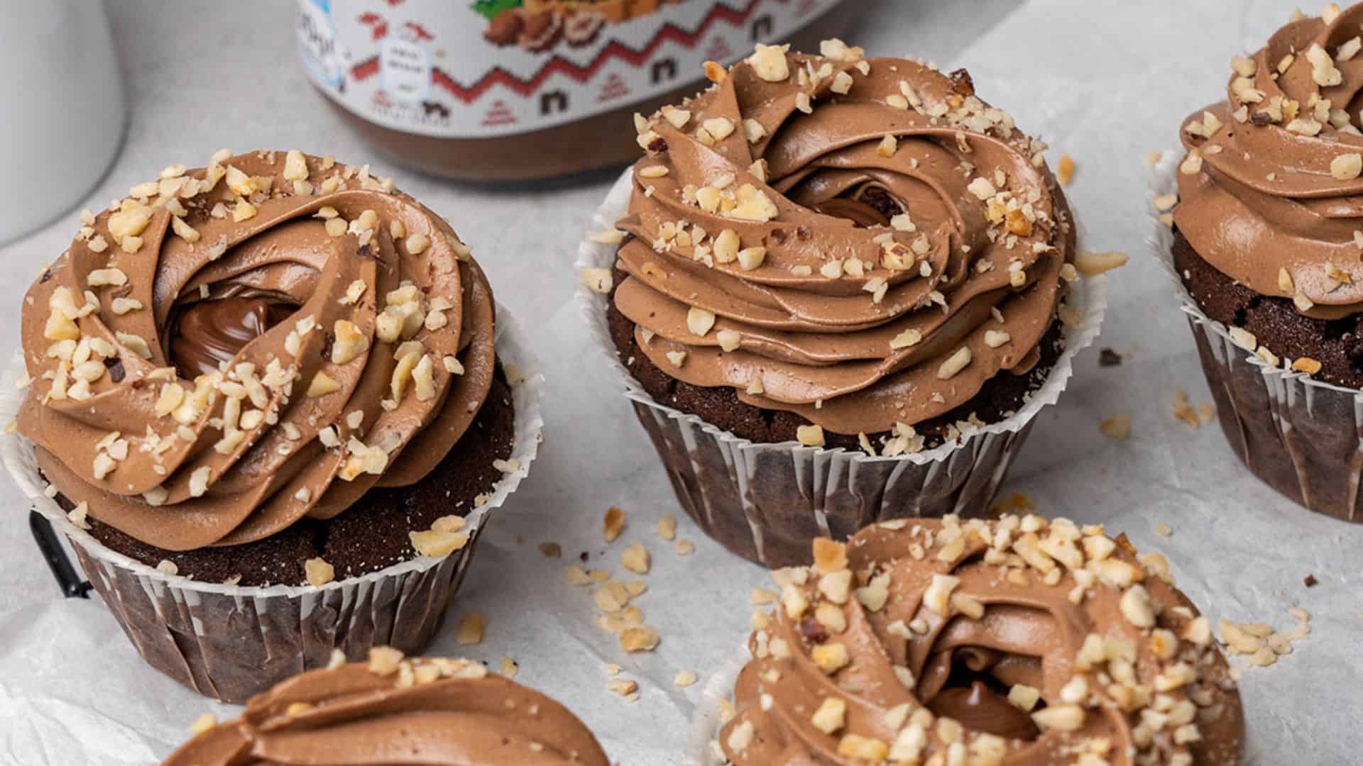 Nutella Cupcakes.