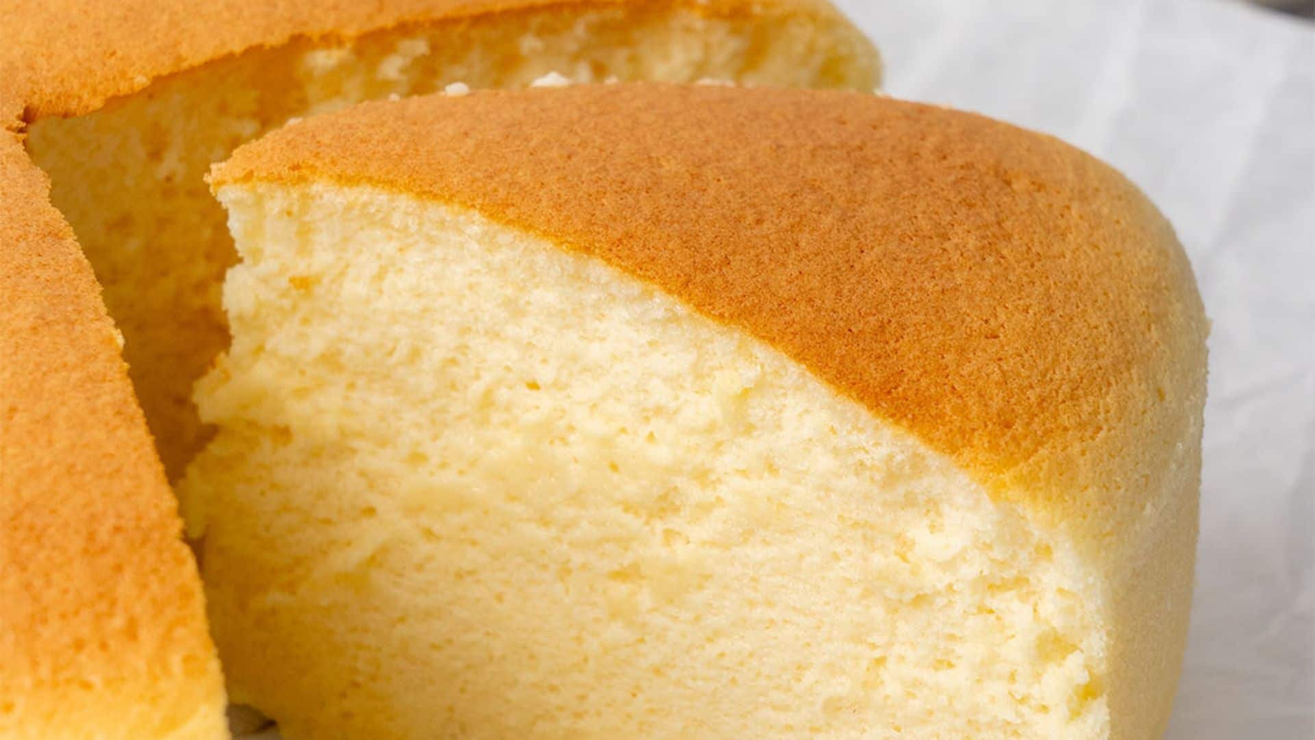Jiggly Japanese Cheesecake.
