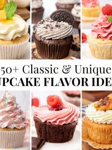 6 different unique cupcakes.