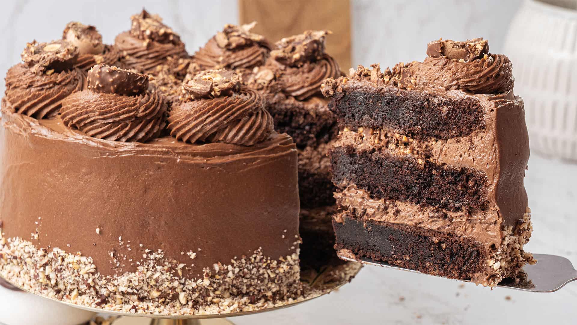 Ferrero Rocher cake