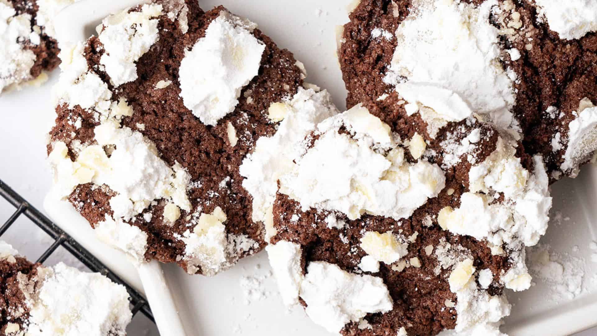 Chocolate Crinkle Cookies