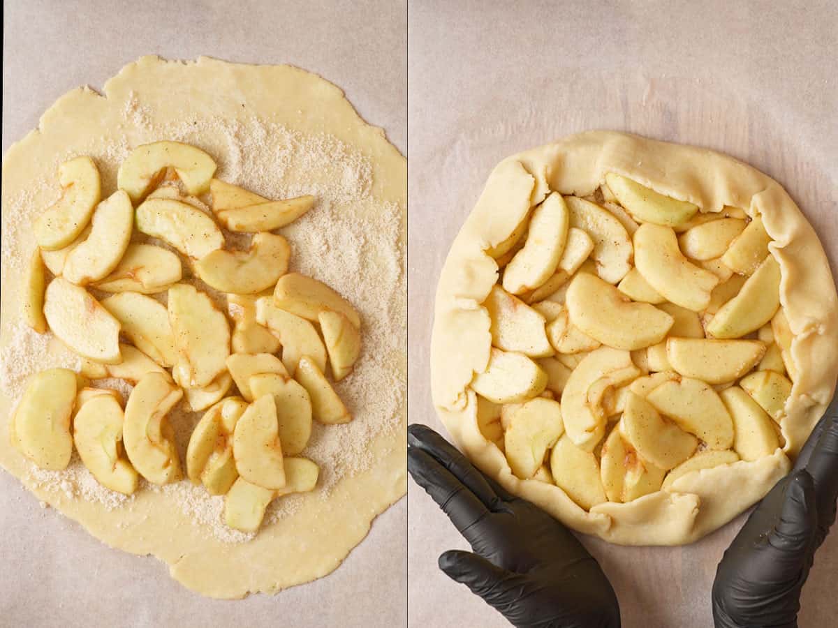 Apple Galette assemble