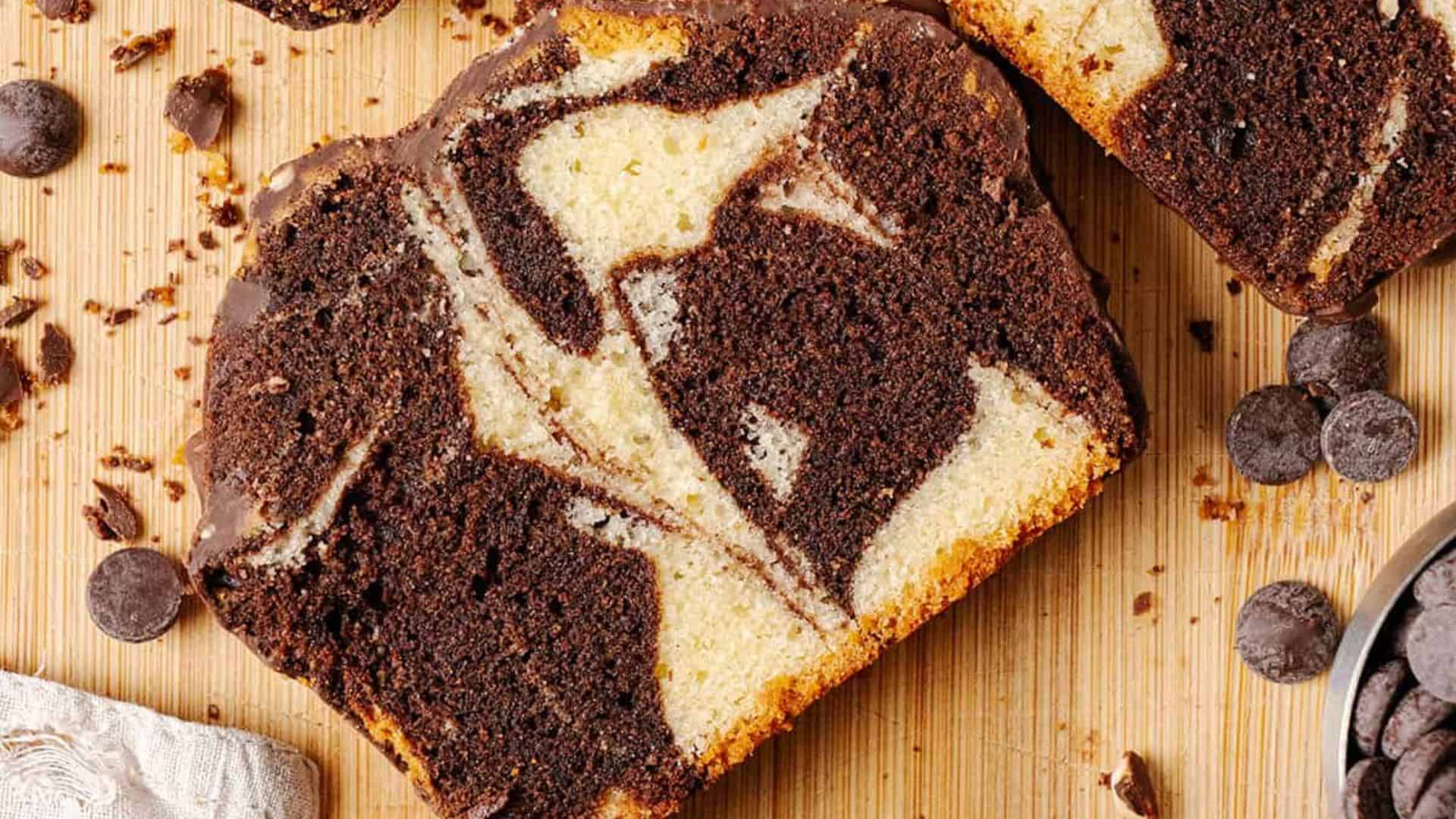 Chocolate Marble Loaf Cake