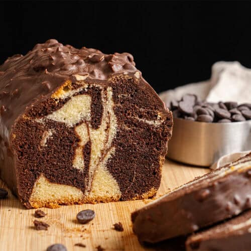 Chocolate Marble Loaf Cake