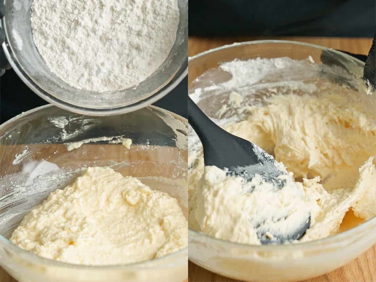 Add flour and mix it well.
