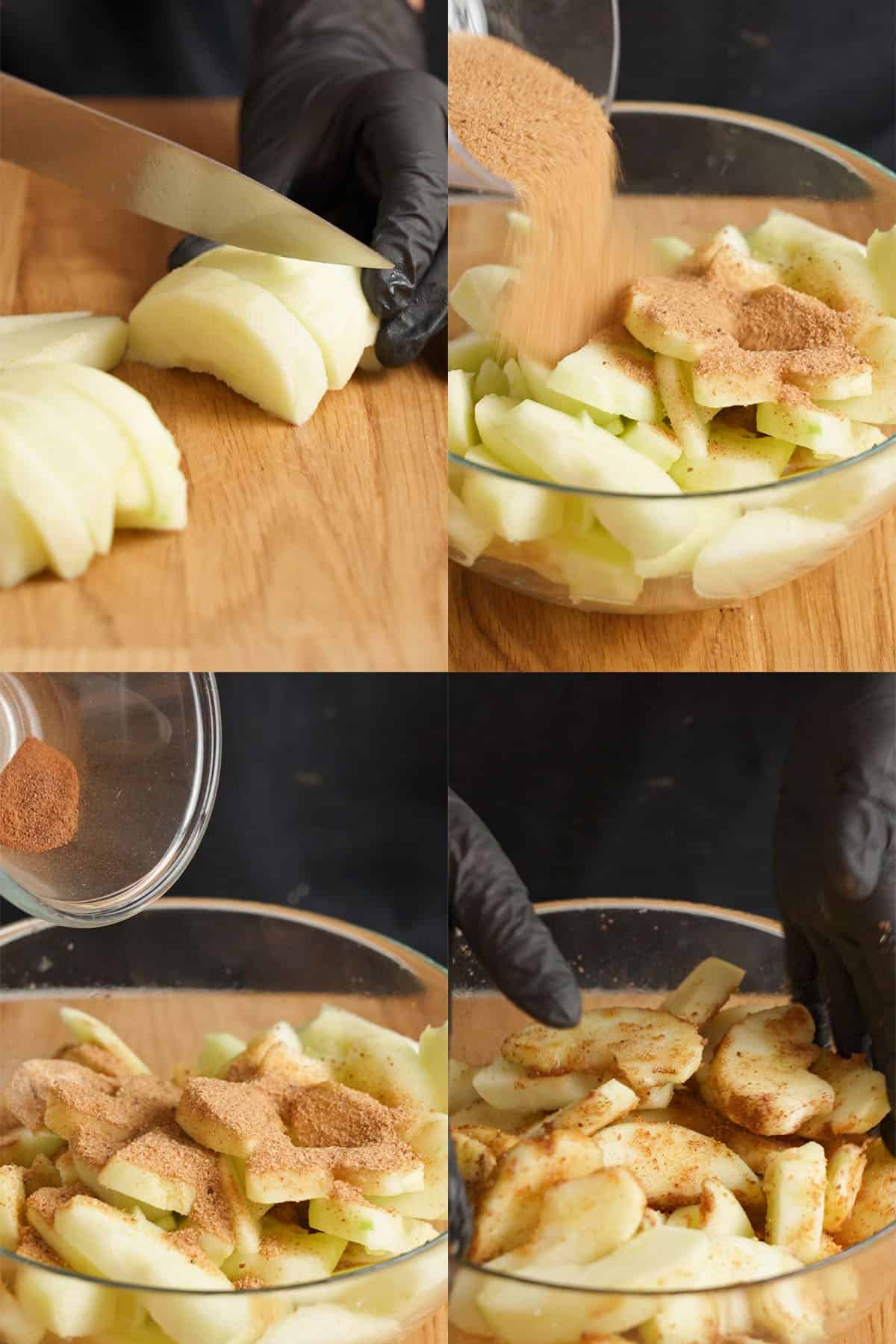 Prepare the Cinnamon Apple Filling