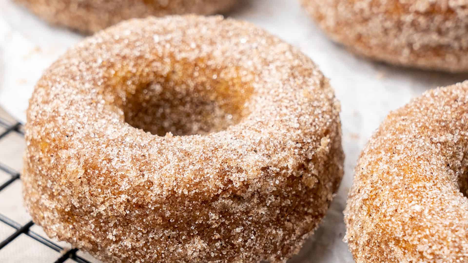 Baked Pumpkin Spice Donuts