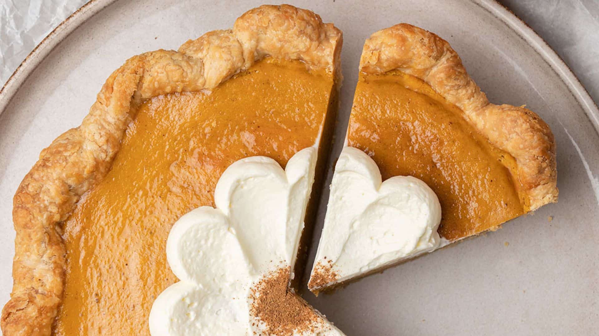 Pumpkin Pie with Sweetened Condensed Milk