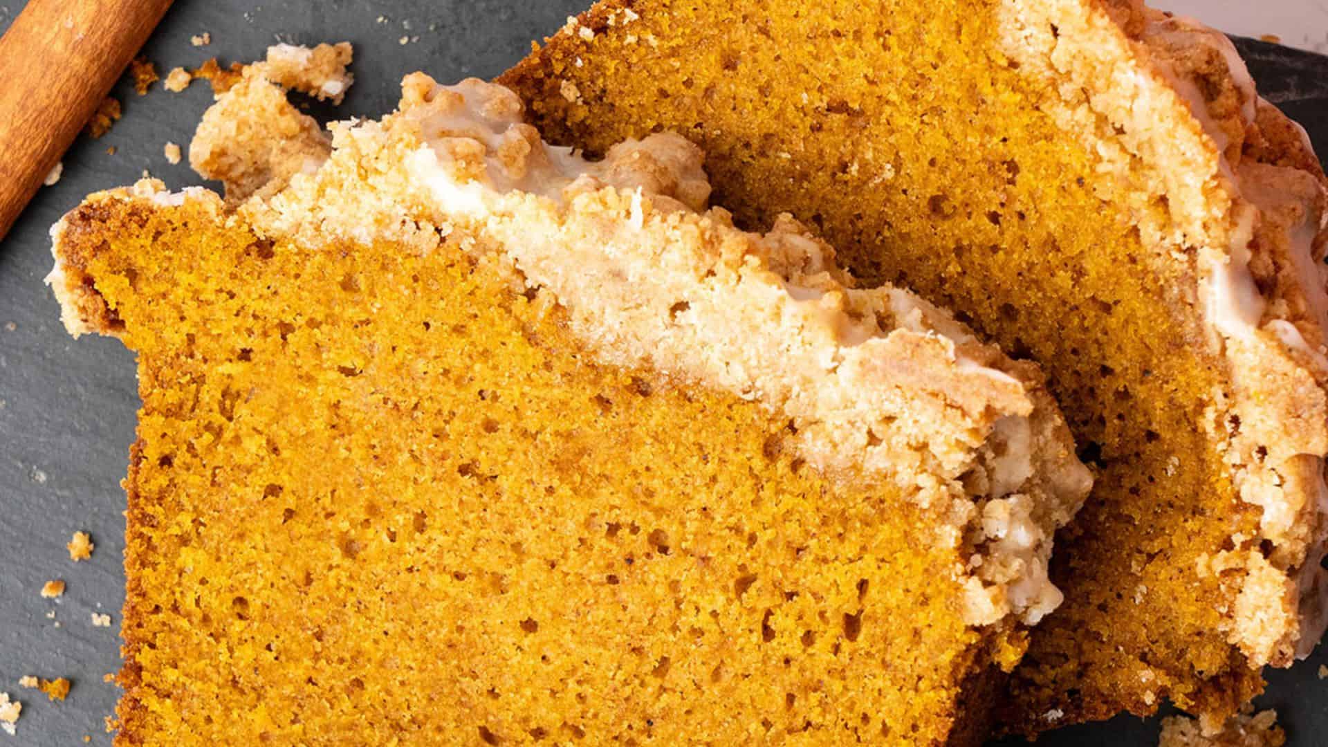 Pumpkin Streusel Bread